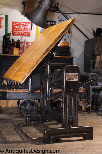 table a dessin occasion vintage architecte heliolithe 1920